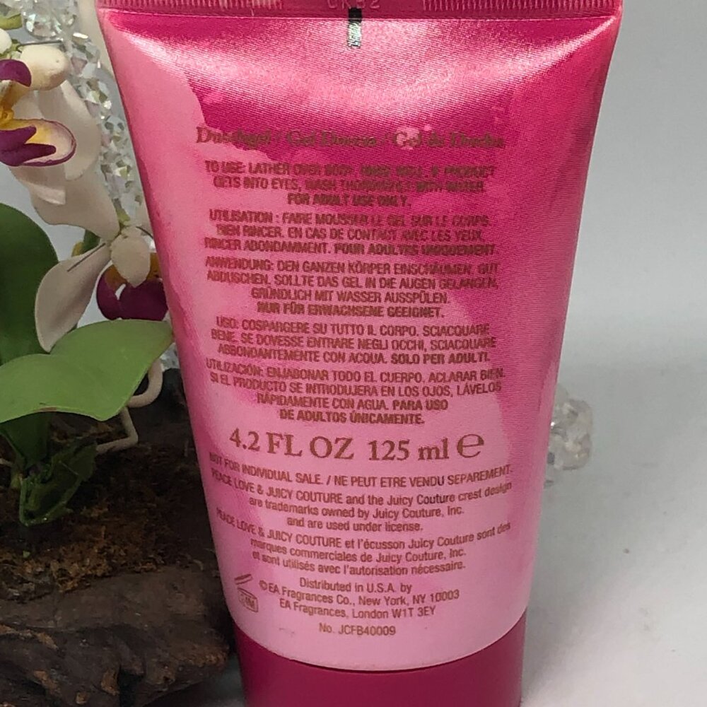 2x Juicy Couture Peace Love & Juicy Couture Shower Gel - 4.2 oz - New - Picture 4 of 4